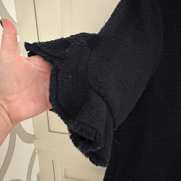 Banana Republic Midnight Textured Blouse medium - Picture 5 of 6